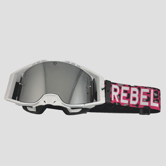 Defiant Pro Motocross Goggle - Chrome Safari - Premium Motocross Goggle from Rebel Optics - Just $84.99! Shop now at Rebel Optics