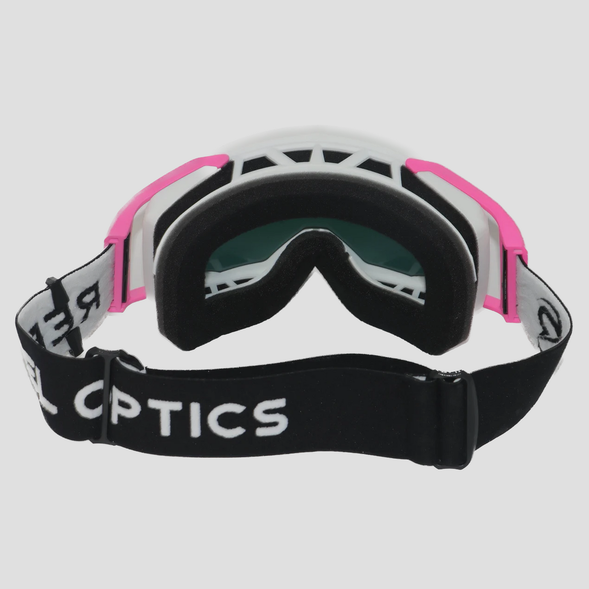 Revolution Motocross Goggle - White/Pink - Premium Motocross Goggle from Rebel Optics - Just $28! Shop now at Rebel Optics