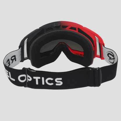 Revolution Motocross Goggle - Red/Black - Premium Motocross Goggle from Rebel Optics - Just $54.99! Shop now at Rebel Optics