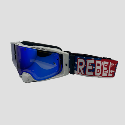 Defiant Pro Motocross Goggle - American - Premium Motocross Goggle from Rebel Optics - Just $84.99! Shop now at Rebel Optics