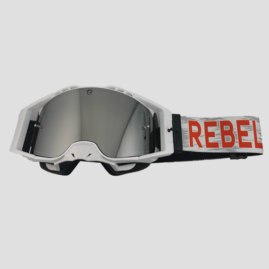 Defiant Pro Motocross Goggle - Orange Chrome - Premium Motocross Goggle from Rebel Optics - Just $84.99! Shop now at Rebel Optics